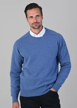 Leven 2 Ply Lambswool Crew Neck Plus Size - Clyde