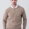 Leven 2 Ply Lambswool Crew Neck - Colt