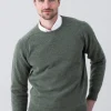 Leven 2 Ply Lambswool Crew Neck - Landscape