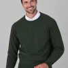 Leven 2 Ply Lambswool Crew Neck Plus Size - Rosemary