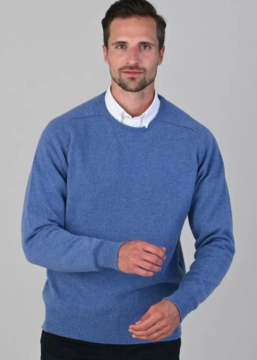Leven 2 Ply Lambswool Crew Neck Plus Size - Clyde
