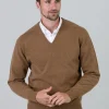 Leven 2 Ply Lambswool V-Neck Plus Size - Savannah