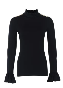Lilibet Jersey T-Shirt - Black
