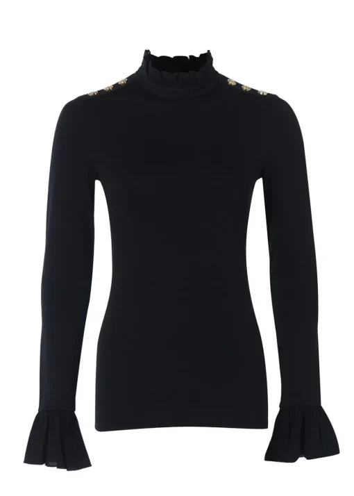 Lilibet Jersey T-Shirt - Black