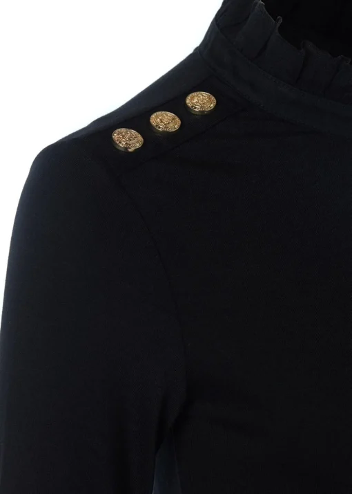 Lilibet Jersey T-Shirt - Black