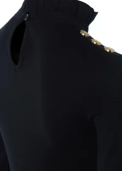 Lilibet Jersey T-Shirt - Black