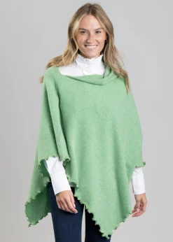Lindsey Lambswool Poncho - Springtime
