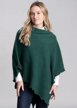 Lindsey Lambswool Poncho - Cossack