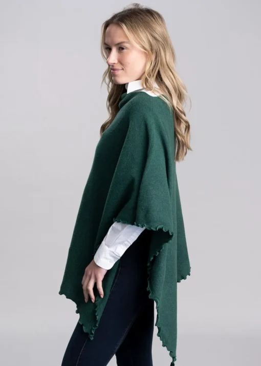 Lindsey Lambswool Poncho - Cossack