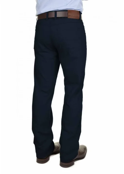 Linesman Slim Fit Drill Jeans (Luxury Fabric) - Navy