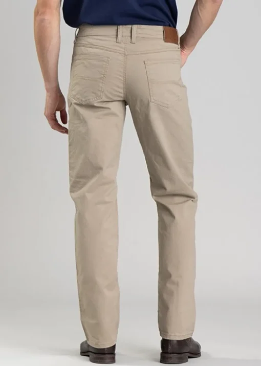 Linesman Slim Fit Drill Jeans (Luxury Fabric) - Buckskin