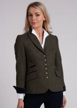 Livia Jacket - Olive and Navy