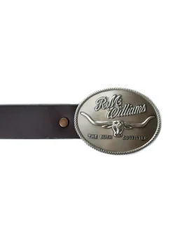 Longhorn Trophy Buckle - Silver
