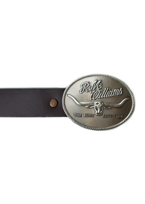Longhorn Trophy Buckle - Silver