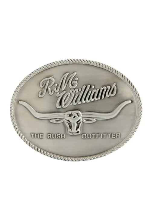 Longhorn Trophy Buckle - Silver