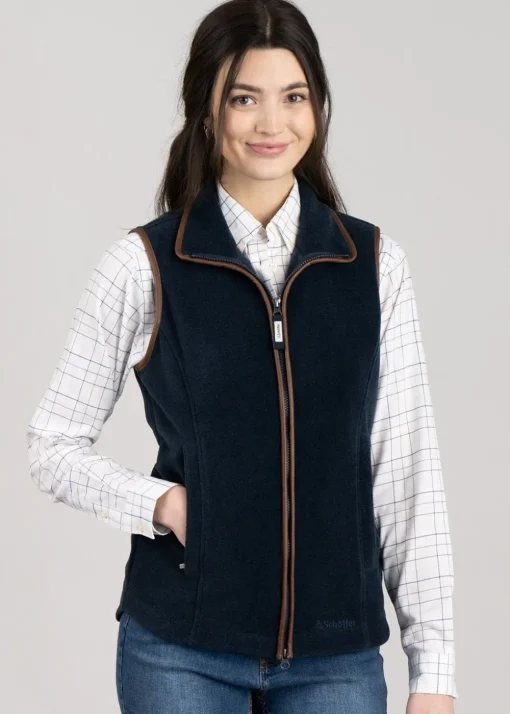 Lyndon Fleece Gilet - Petrol Blue