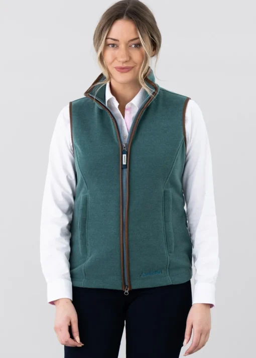 Lyndon Fleece Gilet - Duck Egg