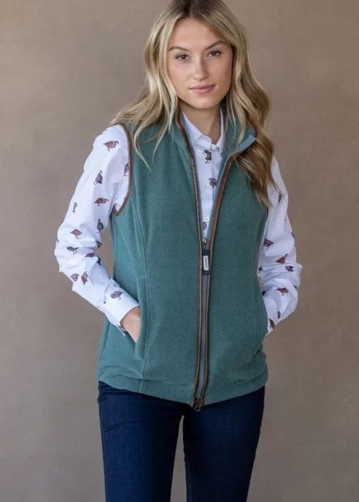 Lyndon Fleece Gilet - Duck Egg