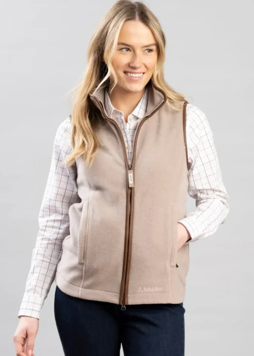 Lyndon Fleece Gilet - Mushroom