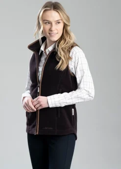 Lyndon Fleece Gilet - Port