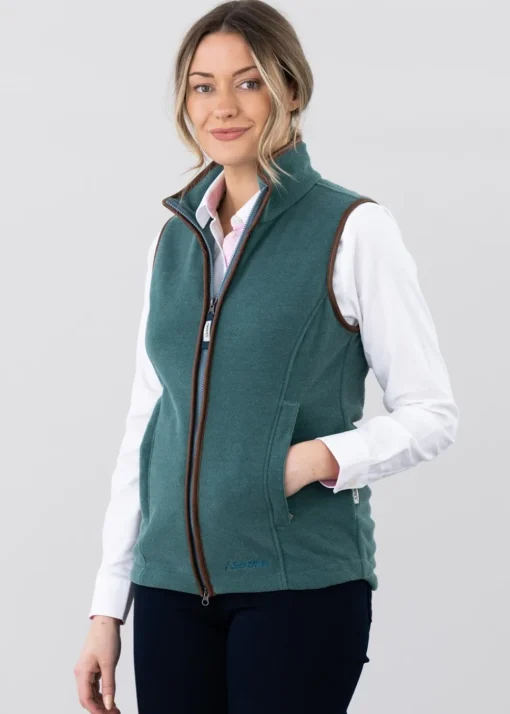 Lyndon Fleece Gilet - Duck Egg