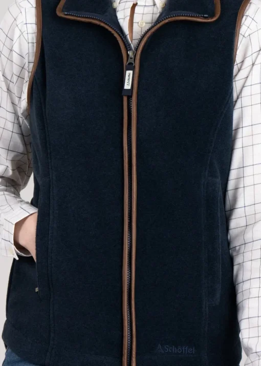 Lyndon Fleece Gilet - Petrol Blue