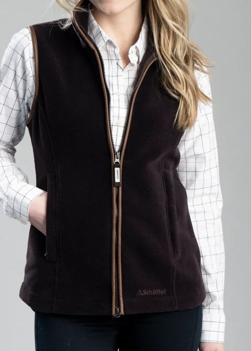 Lyndon Fleece Gilet - Port