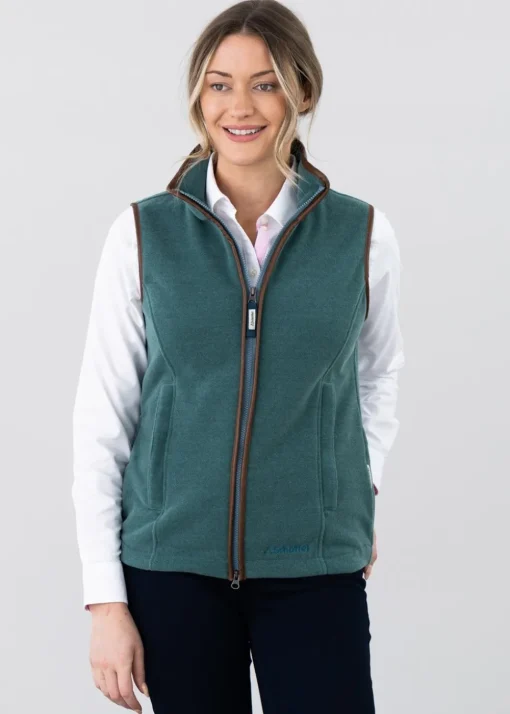 Lyndon Fleece Gilet - Duck Egg