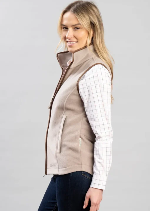 Lyndon Fleece Gilet - Mushroom