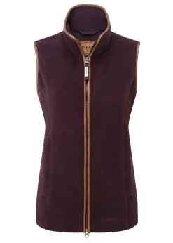Lyndon Fleece Gilet - Port