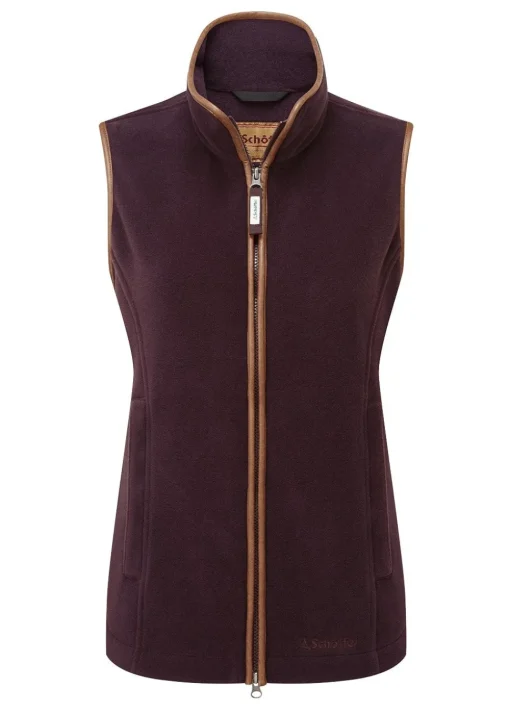 Lyndon Fleece Gilet - Port
