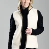Lyndon Retro Fleece Gilet - Ecru