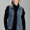 Lyndon Retro Fleece Gilet - Vintage Navy