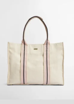 Madison Square Beach Tote Bag - Ecru