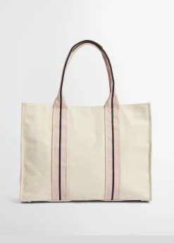 Madison Square Beach Tote Bag - Ecru