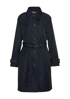 Maia Showerproof Jacket - Dark Navy and Rosemary Tartan