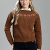 Malin Crew Neck Sweater - Sienna