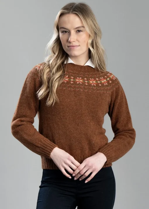 Malin Crew Neck Sweater - Sienna
