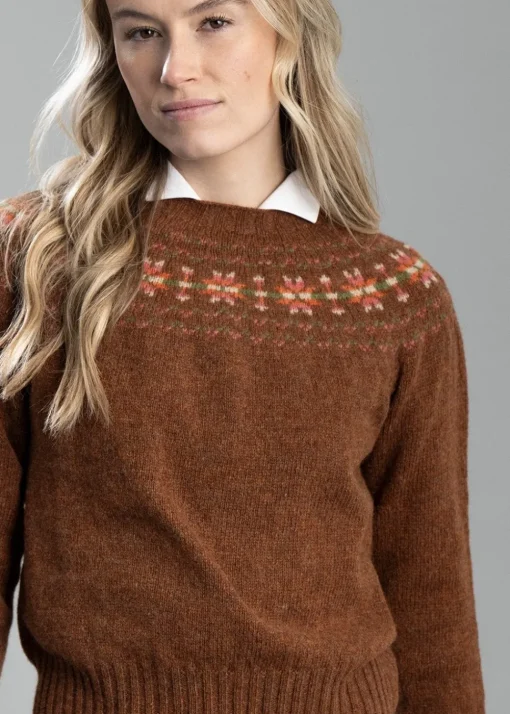 Malin Crew Neck Sweater - Sienna