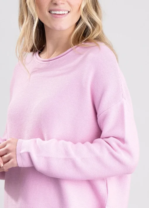 Marine Knitted Jumper - Mallow Pink