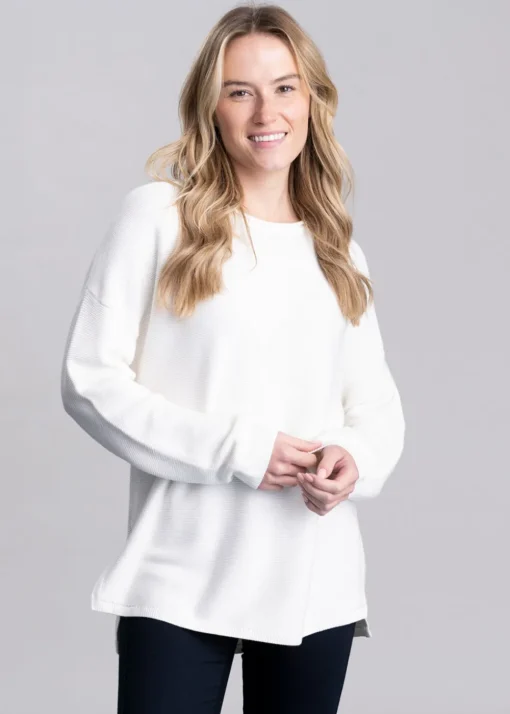 Marine Knitted Jumper - Cloud