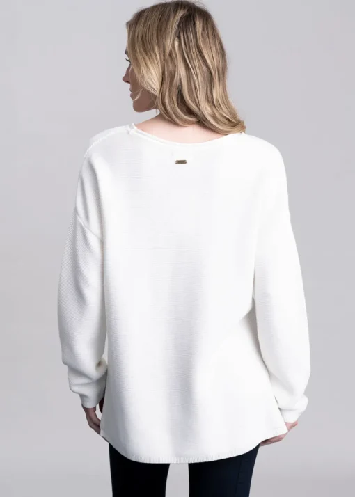 Marine Knitted Jumper - Cloud