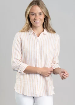 Marine Shirt - Papaya