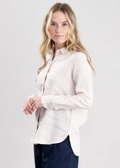 Marine Shirt - Tannin Stripe