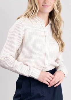 Marine Shirt - Tannin Stripe