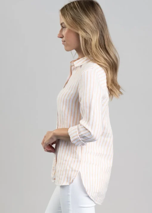 Marine Shirt - Papaya