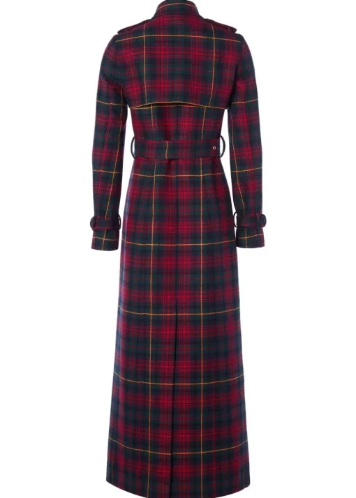 Marlborough Trench Coat Full Length - Logan Tartan
