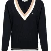 Melissa V-Neck Knit - Ink Navy