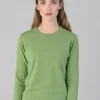 Millie Cashmere Crew Neck - Foliage