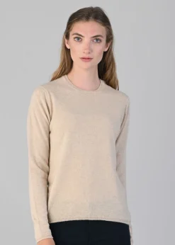 Millie Cashmere Crew Neck - Oatmeal